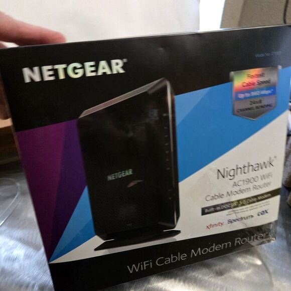 NETGEAR Nighthawk AC1900 4 Wireless Wi-Fi Router Tested Working C1L - Picture 1 of 10